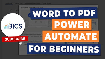Automate Word to PDF Task with Power Automate | Step-by-Step Tutorial
