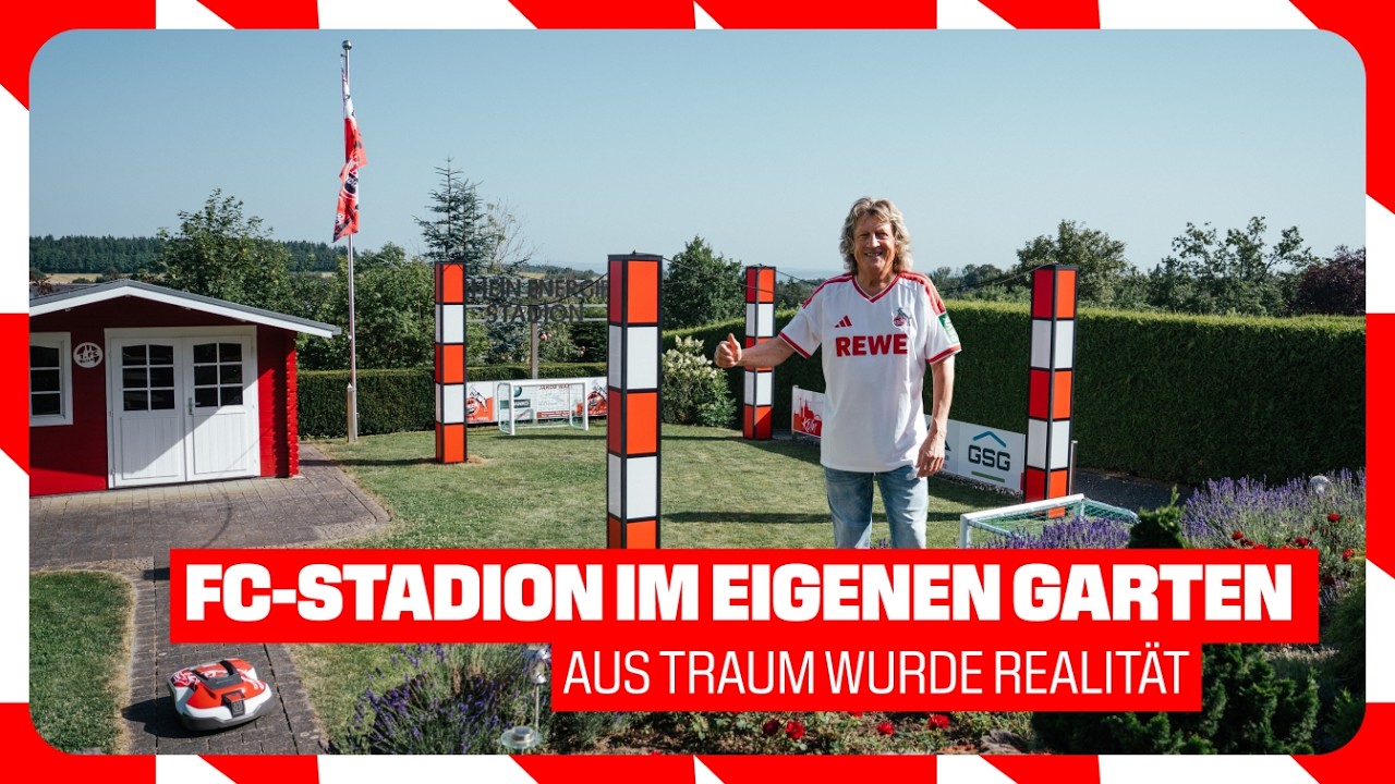 Ist er der VERRÜCKTESTE FC-Fan? 🤯| Fan Ludwig baut sich eigenes RheinEnergieSTADION | 1. FC Köln