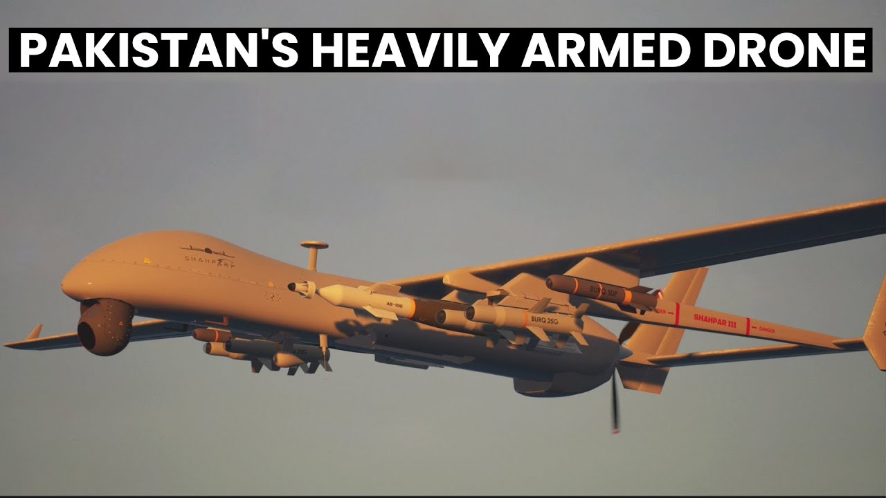 Pakistan's heavily armed Shahpar-III drone by GIDS | 