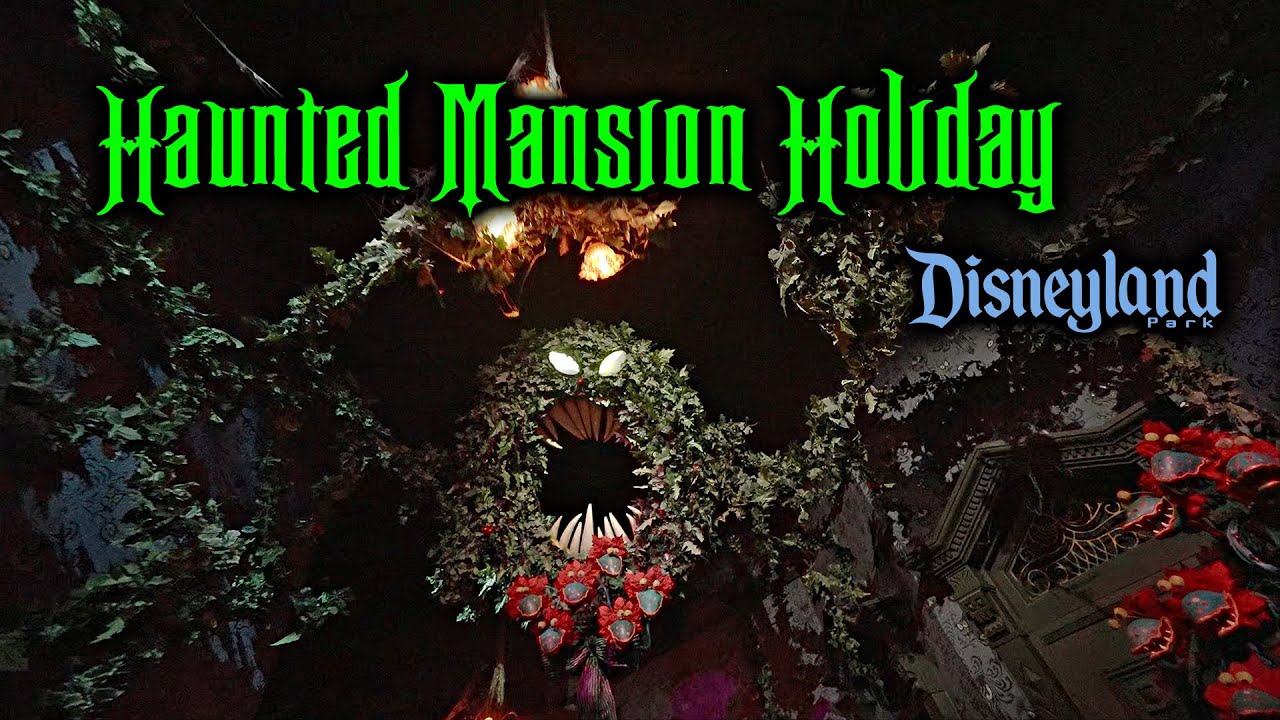 Haunted Mansion Holiday On Ride Low Light 4K POV Disneyland 2024 08 10