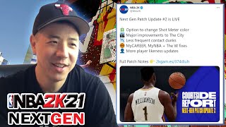 MIKE WANG DROPS NBA 2K21 NEXT GEN PATCH 2 / 1.02 PATCH NOTES - NO MORE CHOP - RIP CONTACT DUNKS