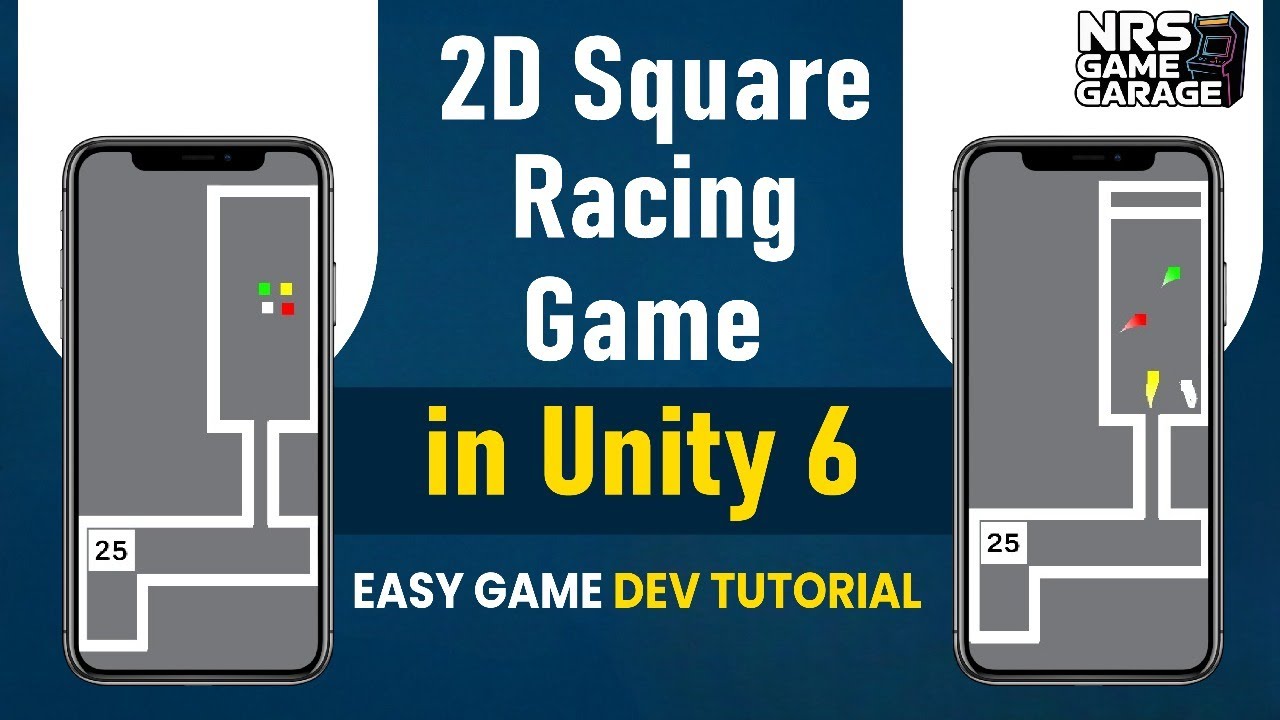2D Square Racing Game in Unity 6 | Easy Game Dev Tutorial