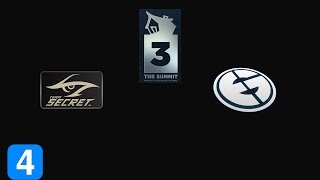 Highlights Team Secret vs Evil Geniuses Game 4- The Summit 3