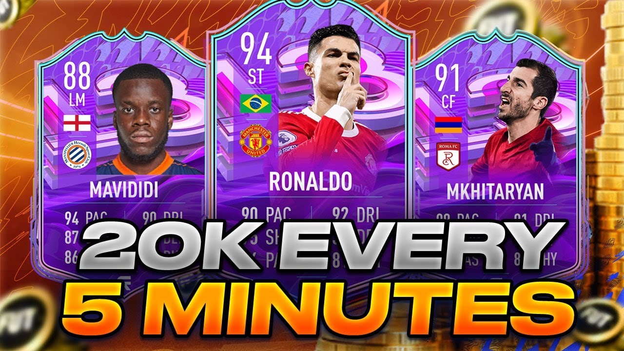 20K EVERY 5 MINS!  BEST FIFA 22 TRADING METHODS (FIFA 22 SNIPING FILTERS & FLIPPING)