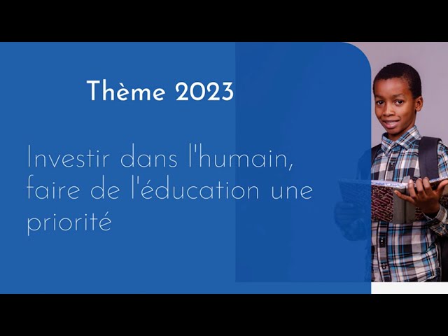 Vidéo 24 janvier Journée internationale éducation CONFEMEN