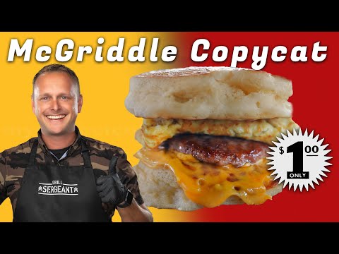 McGriddle Copycat - Sausage, Egg and Cheese