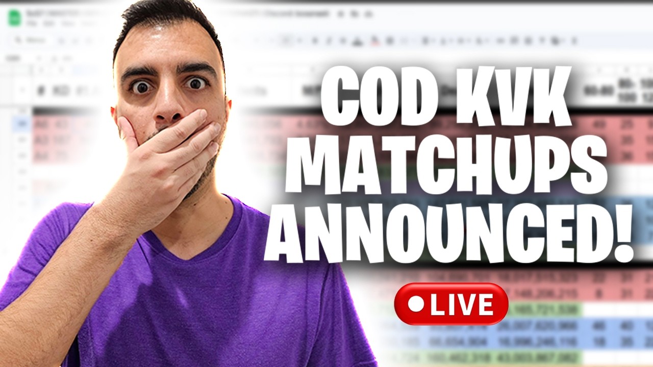 LIVE! KvK Group Matchups Announced! Community Voting! | Call of Dragons