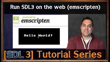 SDL3 with emscripten for the web  [SDL3 Episode 2.8]