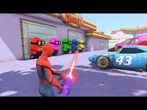 GTA 5 Funny Ragdoll Spiderman VS BLUE BAN BAN Epic Episode #2