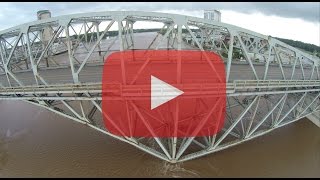 Incredible Drone video of the 2015  Red River Flood Red River Flooding Captured By Drone
