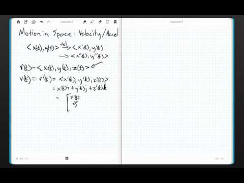 Calculus 3 Chapter 13.4