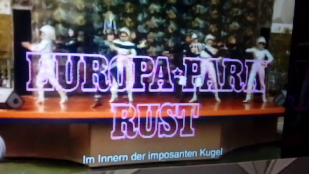 Europa Park:  Werbespot Eurosat 1.0. ( 1989 )