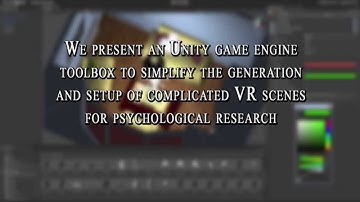 Virtual Reality toolbox for psychology - preview
