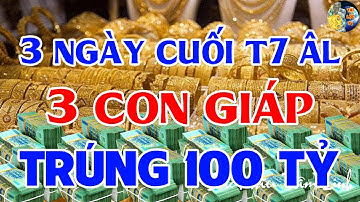 🔴THẦY PHONG THỦY Chỉ Mặt 3 Con Giáp GIÀU CÓ NHẤT VÙNG, Tiền Bạc Ùn Ùn Kéo Về, Trúng Số 100 Tỷ