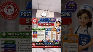 AMRU Post Basic B.Sc Nursing Exam Pattern &amp; Syllabus