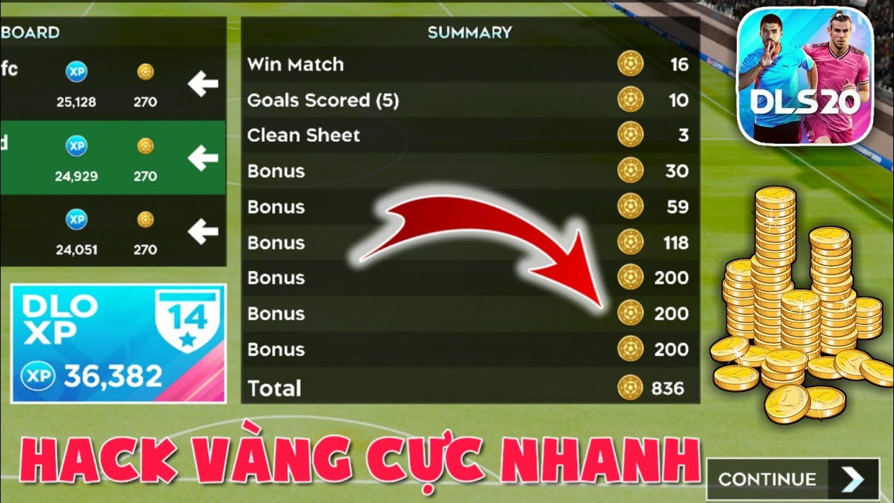 Cách Bug Vàng VÔ HẠN như H.A.C.K trong Dream League... - youtube