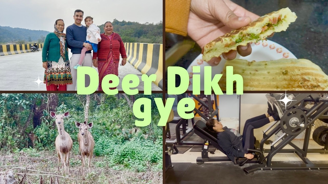 मस्त मौसम में मैगी 🍜 | Raste mein Deer #trending #uttarakhand  #maggi #familyvlog #subscribe