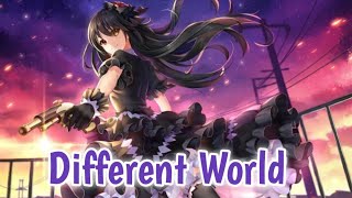 Nightcore - Different World - (Alan Walker) - (Lyrics)
