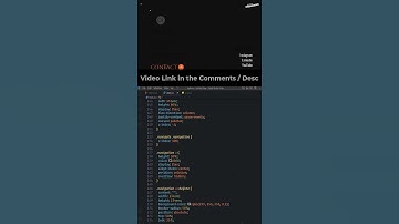 Landing Page with a Navigation using HTML, CSS, and JavaScript #shorts