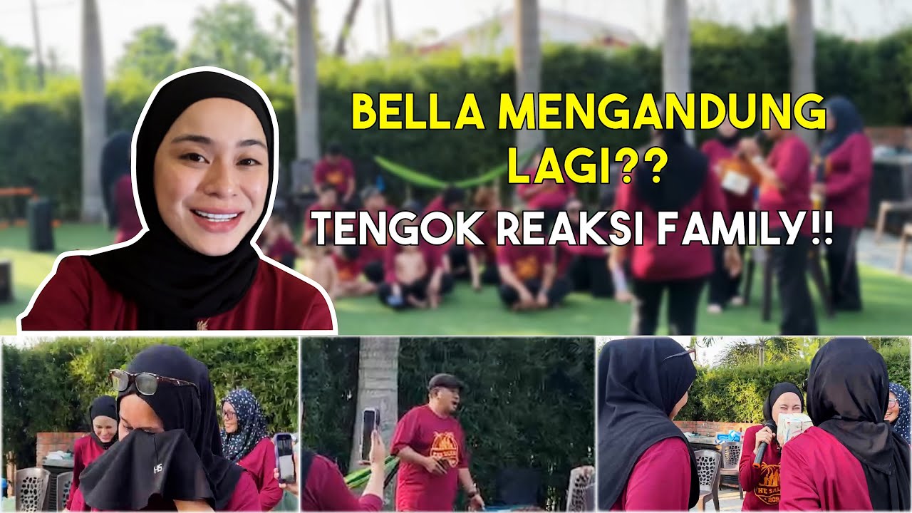 Bella mengandung lagi ?? Tengok reaction family di family day !!!