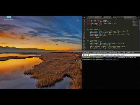 Bing wallpaper of the day - Python Script
