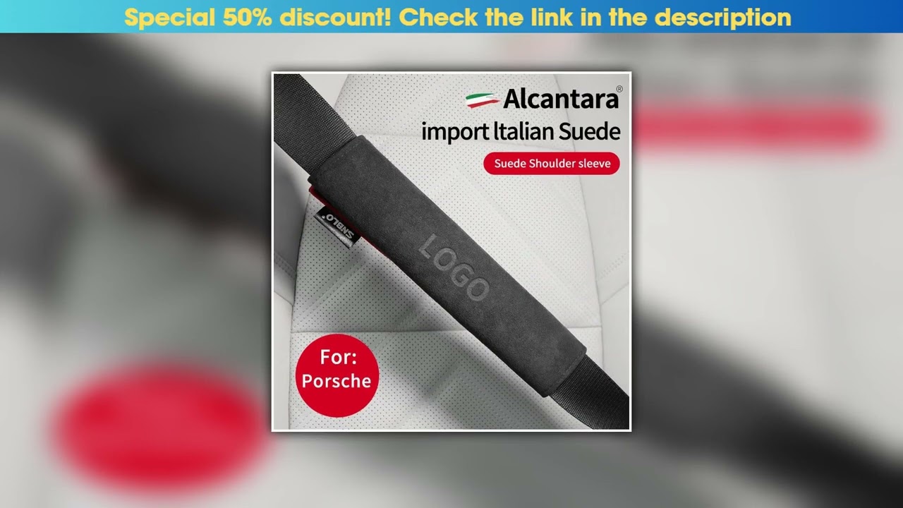 Best Seller car safety belt shoulder Guards For Porsche Panamera Spyder Carrera Macan Boxster Cayma