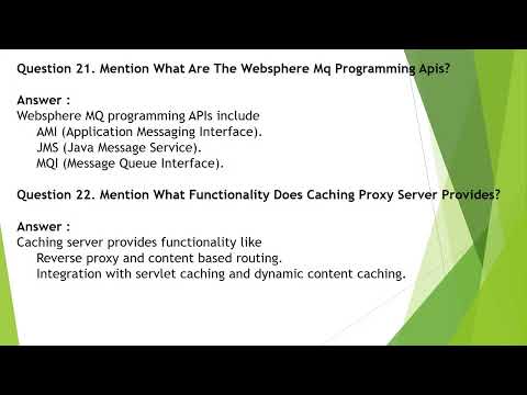 IBM WebSphere Interview Questions