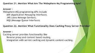Famous IBM WebSphere Interview Questions Wealth