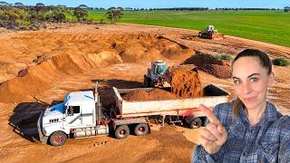 Building a 600m Driveway With Our Own Gravel & Machinery