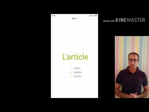 Les Articles Définis Contractés ادوات المعرفة المدمجة الادوات 