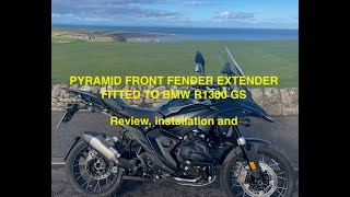 Best Accessory for BWM R1300GS? - Pyramid front fender extender