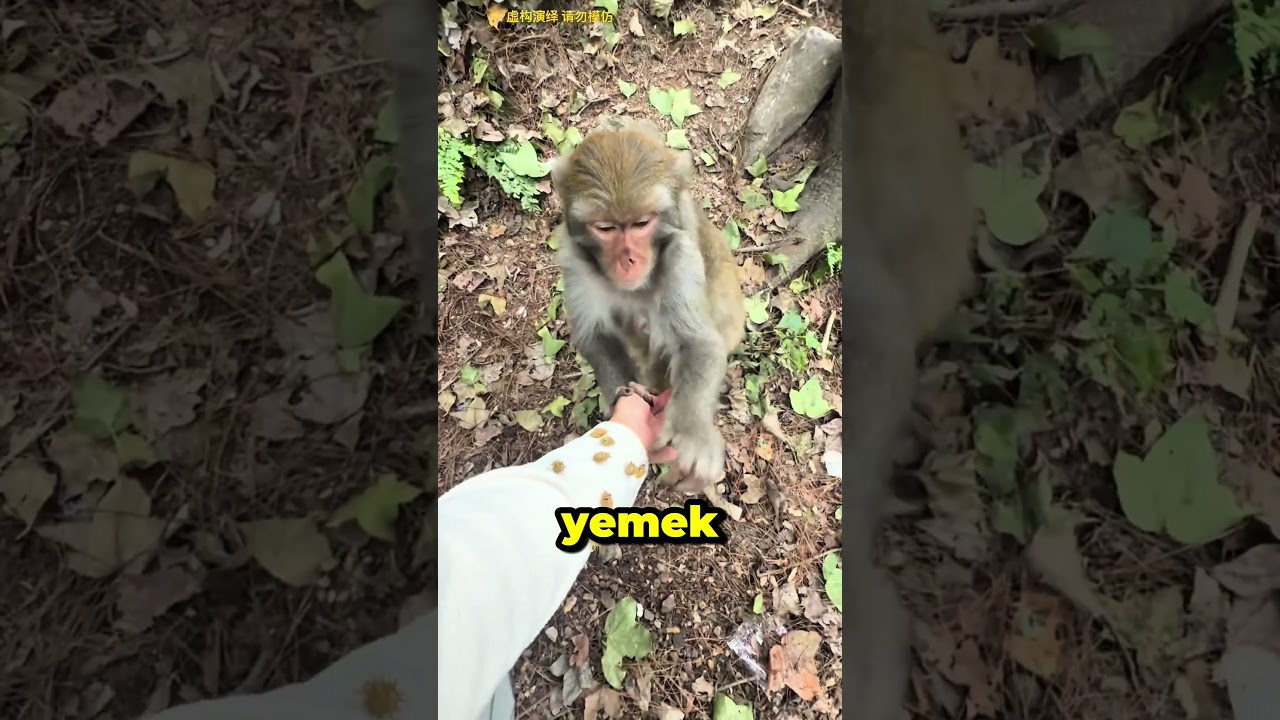 bu maymun ödülü haketti🐒