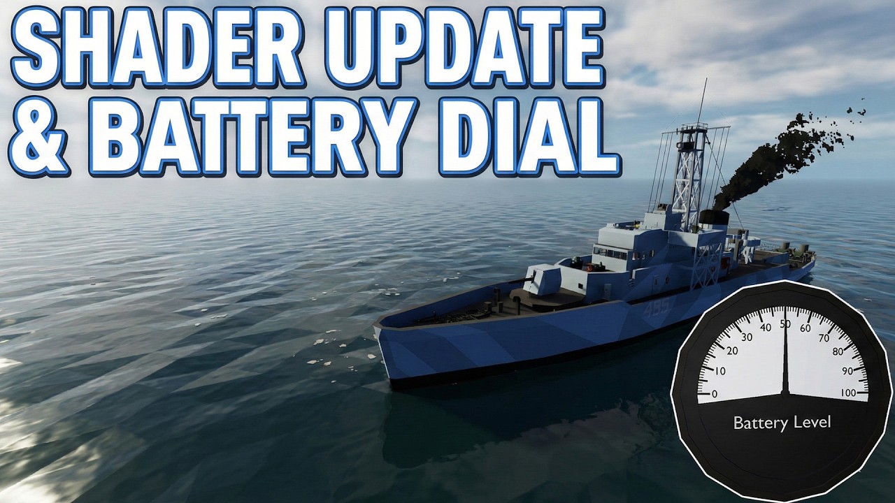 Stormworks Shader Update: Per-Zone Water Colors & Custom Battery Mod