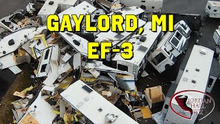 HISTORIC EF3 Tornado rips through Gaylord Michigan