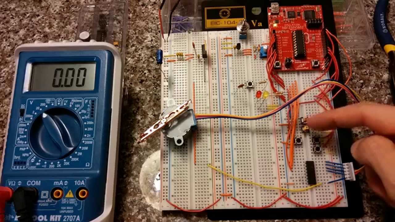 MSP430 Launchpad Project Washing Machine (using a stepper motor) YouTube