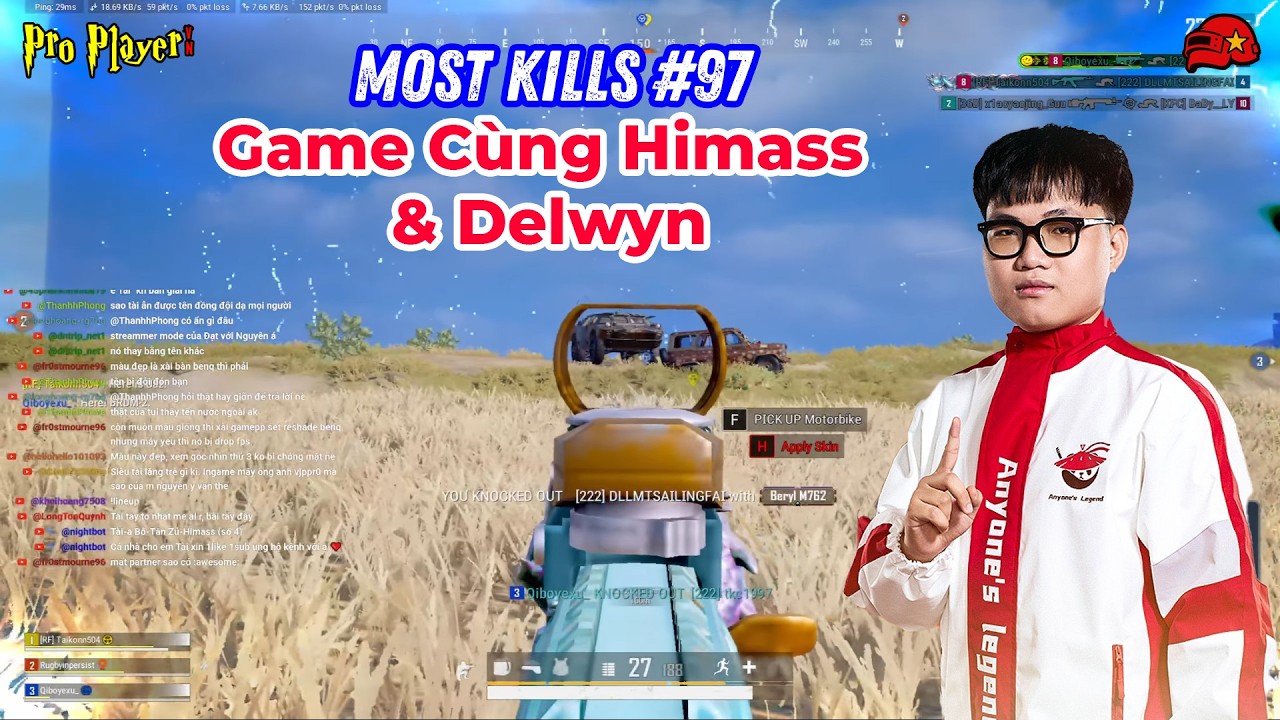 PUBG PC I Most Kills #97 I Game Cùng Himass Và Delwyn