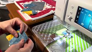 “How to days” flying geese Flip n sew with complementary tool Clearly Perfect Angles