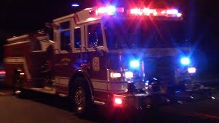 West Paterson Fire Department Engine 3 As CFD 6x Responding 10-31-17