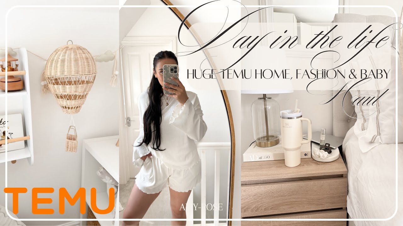 DAYS IN THE LIFE 🌞 | SUMMER TEMU HAUL, HOME DECOR | AFFORDABLE EVENING ROUTINE!