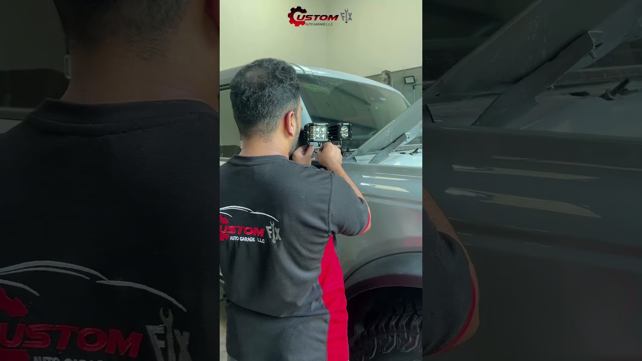 Ford Bronco Loaded with @rigidindustries Radiance Led Light Pod With Amber Backlight.