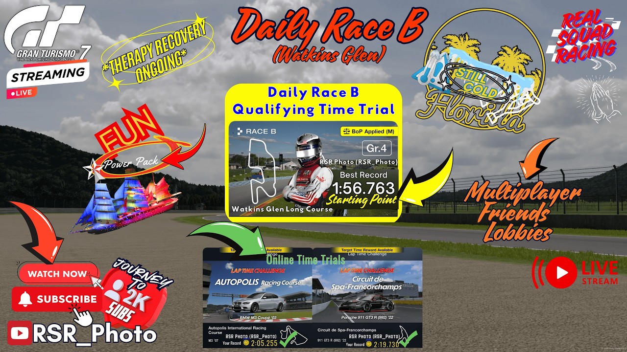 GT7 Gran Turismo 7 🥶COLD TEMPS AGAIN🥶 ❤️‍🩹RECOVERY ONGOING❤️‍🩹 NEW Daily Race B STARTING POINT!!