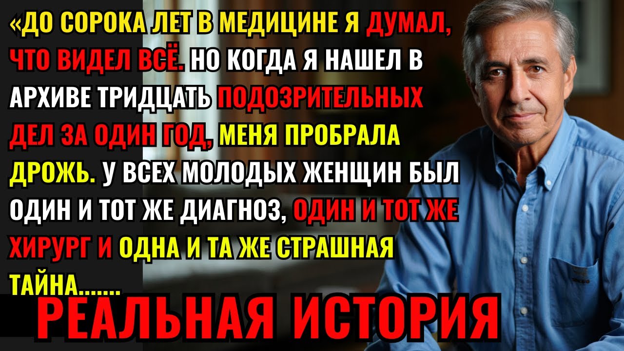 Я думал, что видел всё.У всех молодых женщин был один диагноз, один хирург и одна страшная тайна....