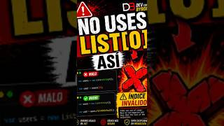 🚨 No uses List[0] así en .NET
