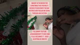 THROWING A CHRISTMAS PARTY EVEN THOUGH IM GETTING EVICTED #youtubeshorts  #christmas #christmasdecor