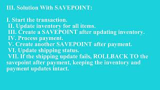 Understanding Database Transactions: COMMIT, ROLLBACK, and SAVEPOINT  | Q3 Oracle L5 P2 | SMILE ROAD