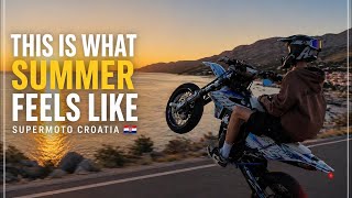 This Is What Summer Feels Like ☀️🌅| Supermoto Croatia