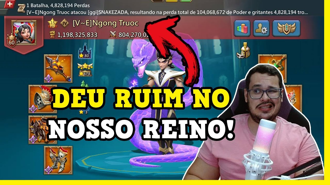 VIRAMOS ALVO NO REINO FECHADO! Lords Mobile