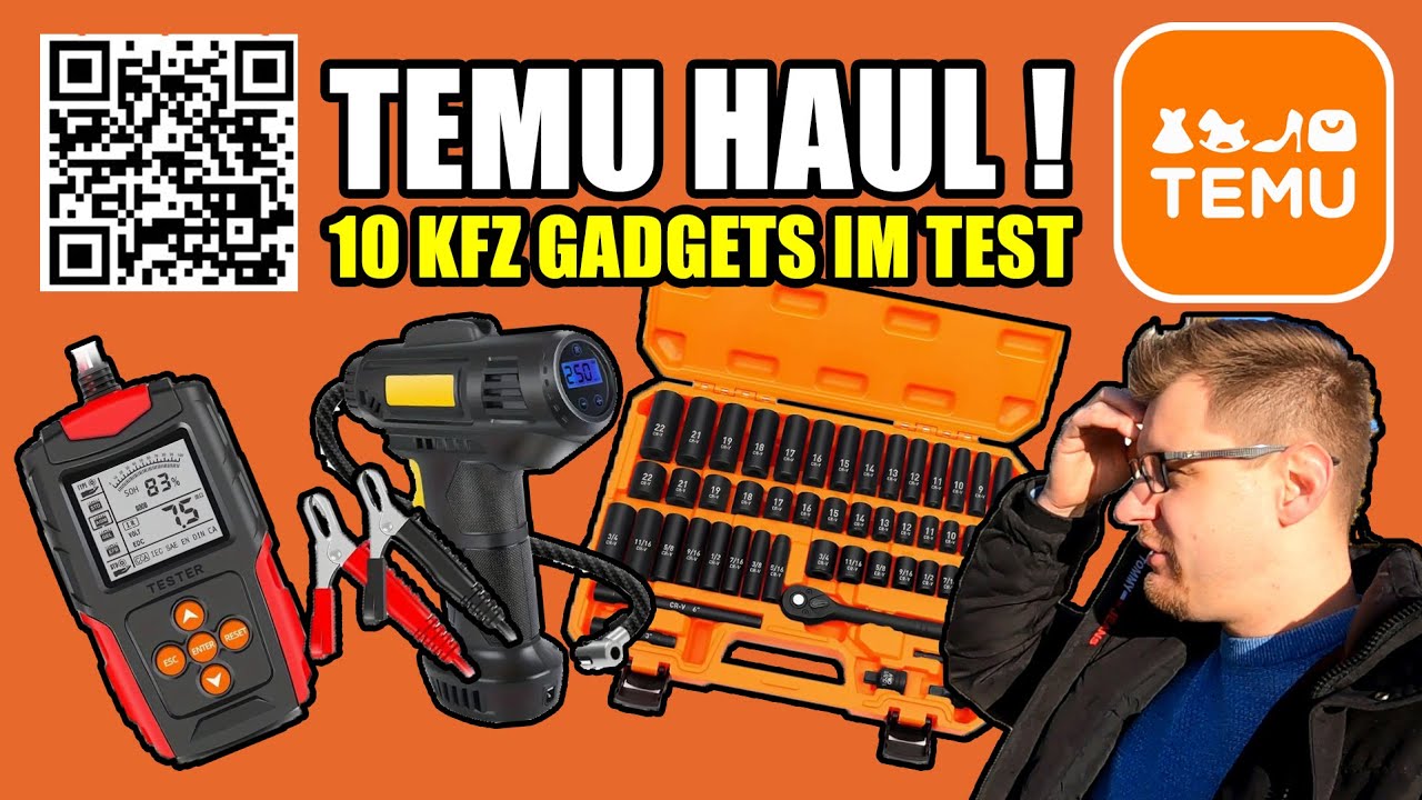 TEMU HAUL! 10 KFZ Gadgets im Test! Alles SCHROTT oder auch was nützliches dabei?