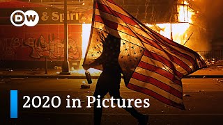 These pictures perfectly encapsulate what happened in 2020 | DW News screenshot 2