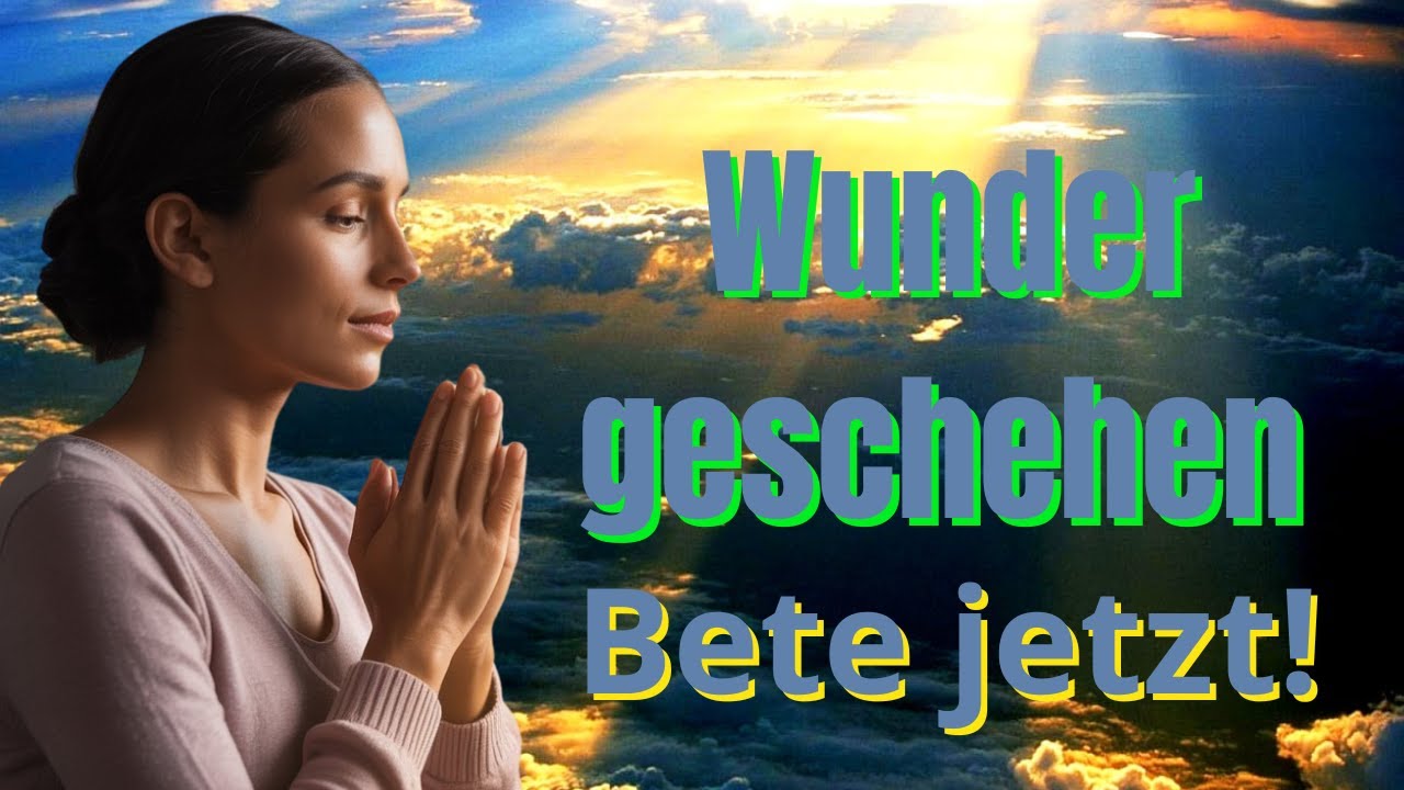@Mächtiges Gebet : Wunder geschehen, bete jetztt!